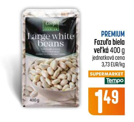 Fazuľa biela veľká 400 g