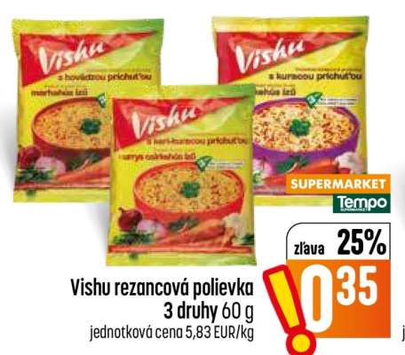 Vishu rezancová polievka