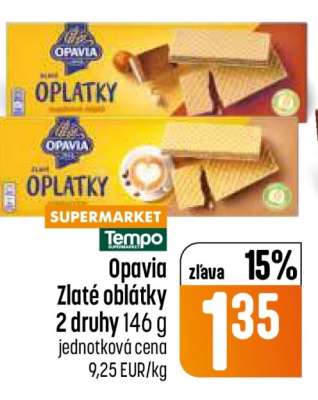 OPAVIA ZLATÉ OBLÁTKY