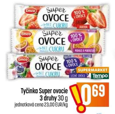 Tyčinka Super ovoce