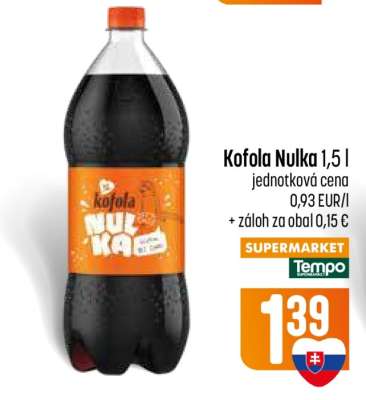 Kofola Nulka 1,5 l