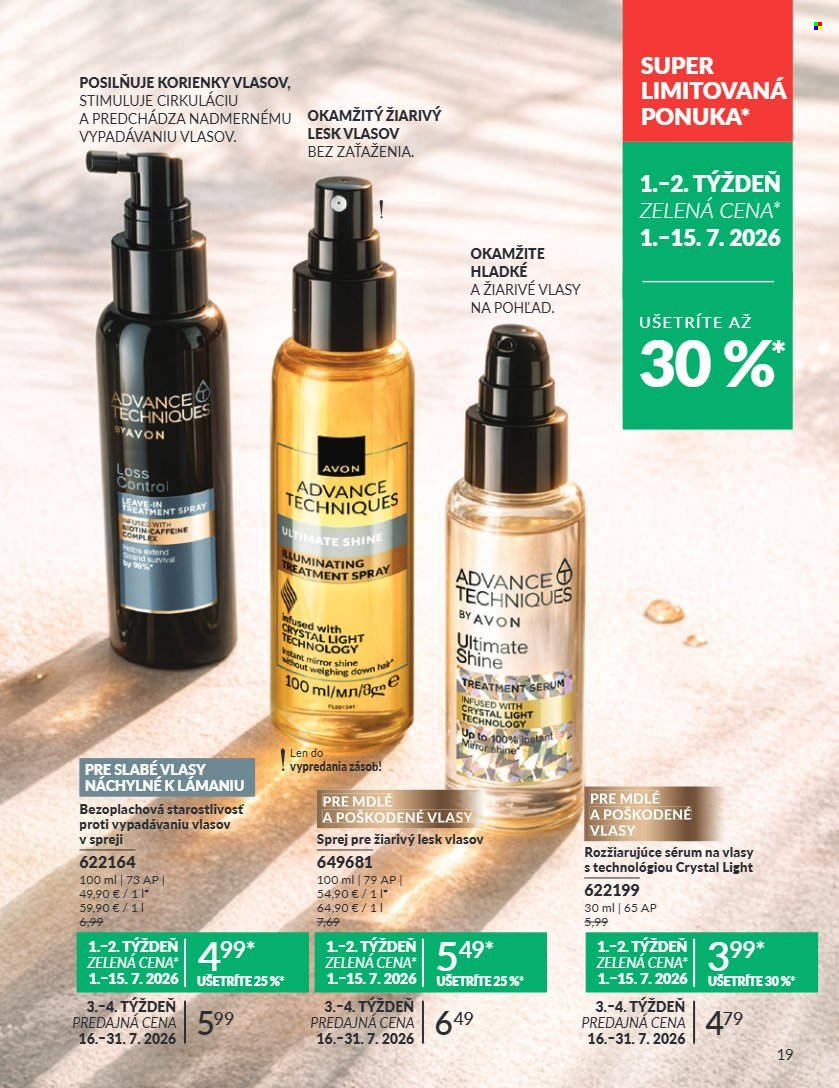 Leták Avon - 1.7.2026 - 31.7.2026. Strana 19