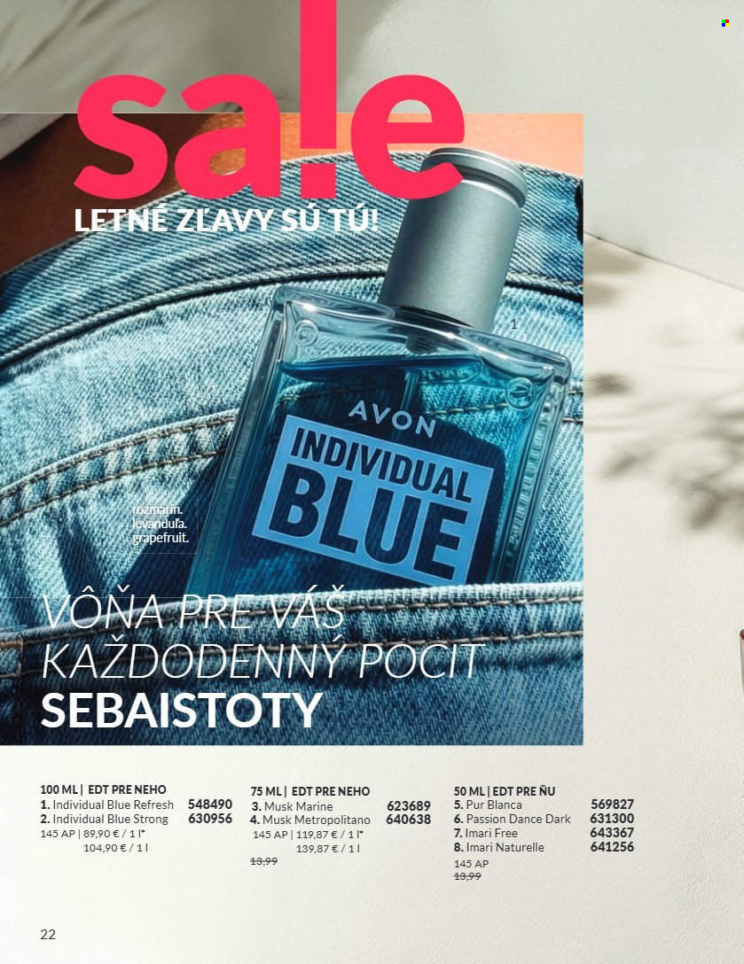 Leták Avon - 1.7.2026 - 31.7.2026. Strana 22