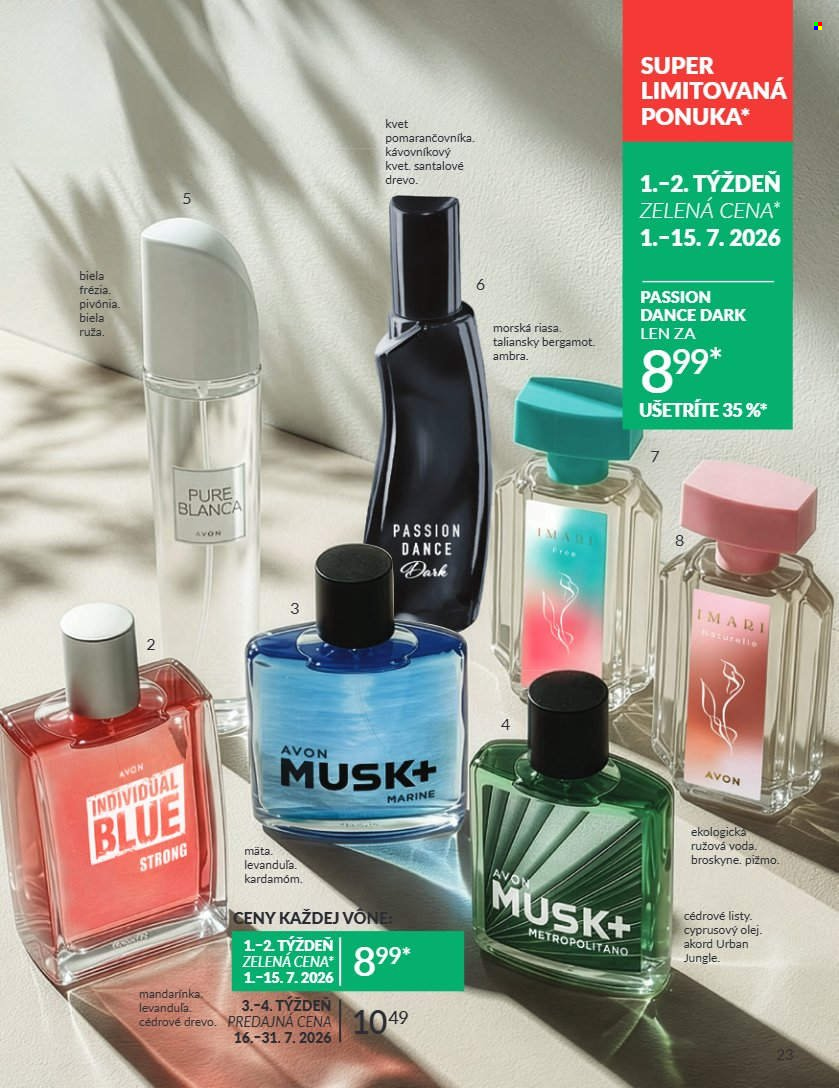 Leták Avon - 1.7.2026 - 31.7.2026. Strana 23