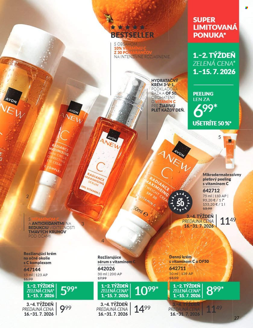 Leták Avon - 1.7.2026 - 31.7.2026. Strana 27