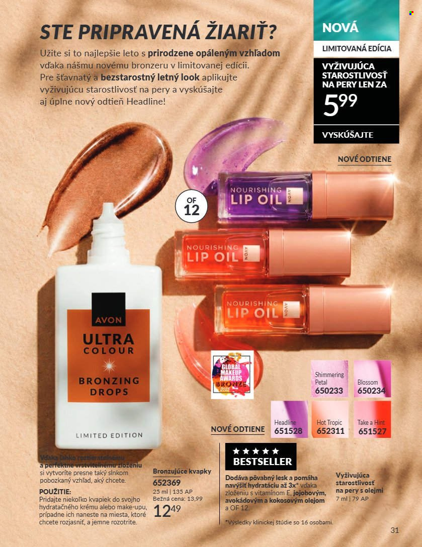 Leták Avon - 1.7.2026 - 31.7.2026. Strana 31
