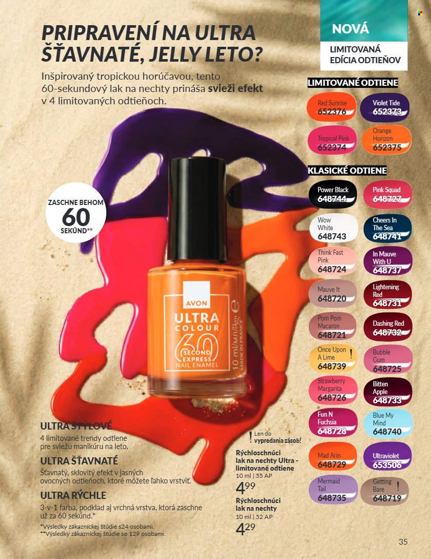 Leták Avon - 1.7.2026 - 31.7.2026. Strana 35