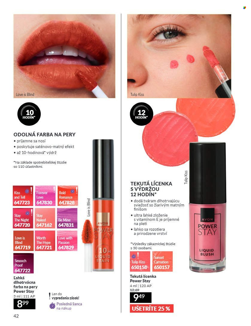 Leták Avon - 1.7.2026 - 31.7.2026. Strana 42