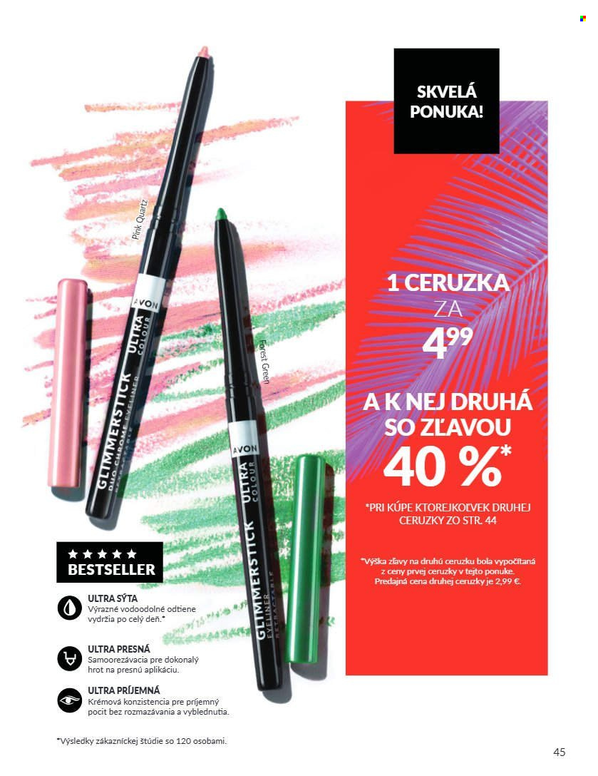 Leták Avon - 1.7.2026 - 31.7.2026. Strana 45