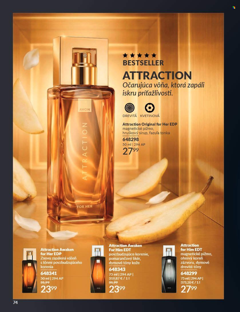 Leták Avon - 1.7.2026 - 31.7.2026. Strana 74