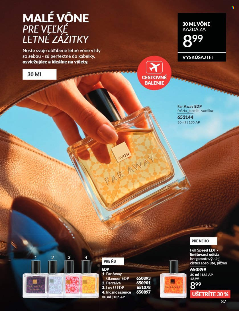 Leták Avon - 1.7.2026 - 31.7.2026. Strana 87