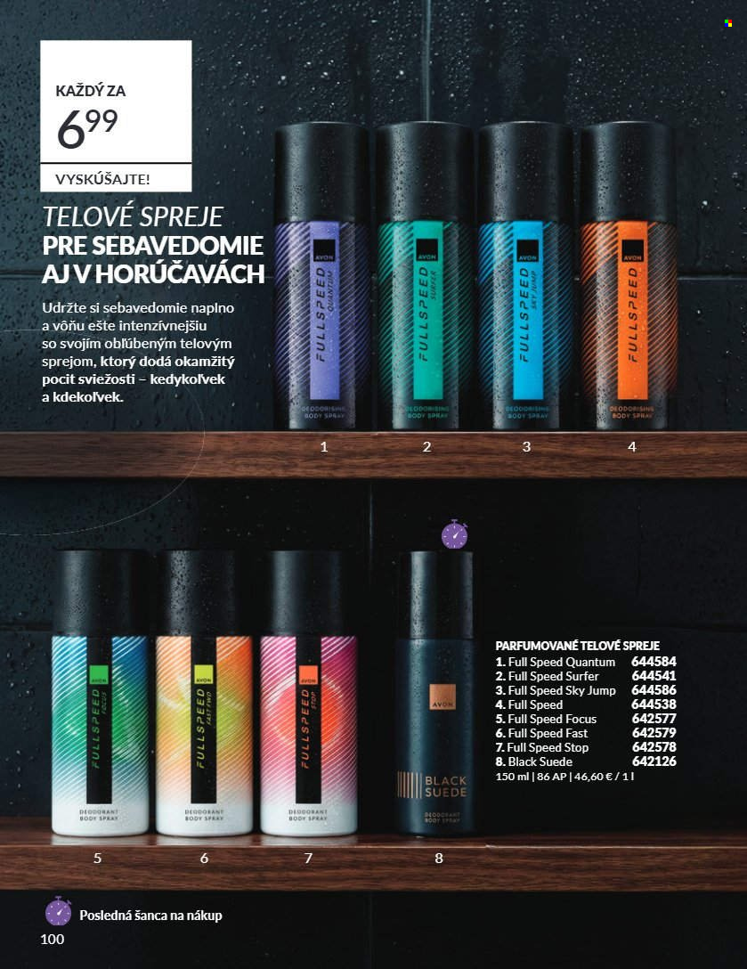 Leták Avon - 1.7.2026 - 31.7.2026. Strana 100