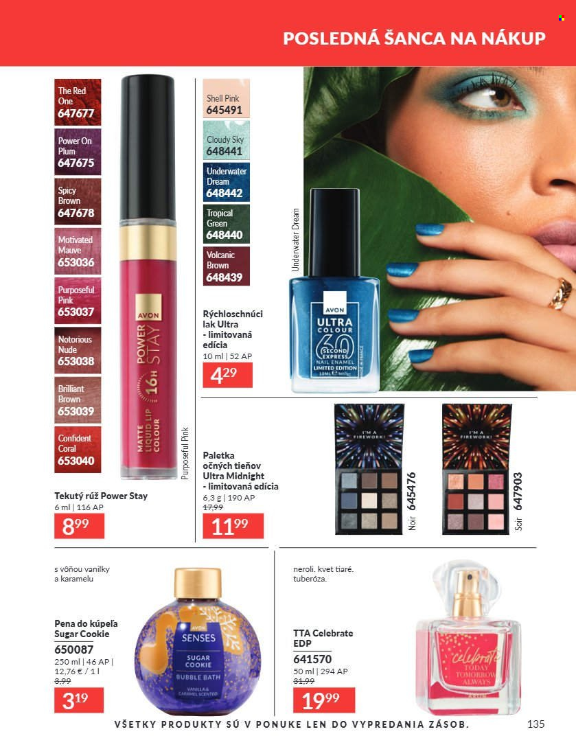 Leták Avon - 1.7.2026 - 31.7.2026. Strana 135