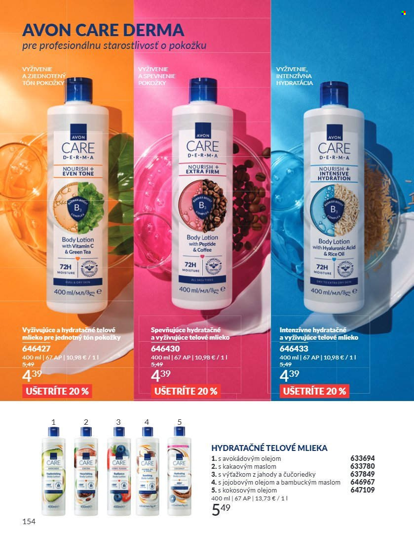 Leták Avon - 1.7.2026 - 31.7.2026. Strana 154
