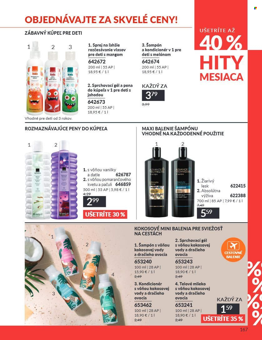 Leták Avon - 1.7.2026 - 31.7.2026. Strana 167