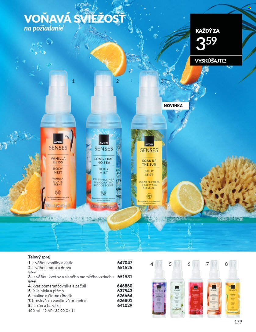 Leták Avon - 1.7.2026 - 31.7.2026. Strana 179