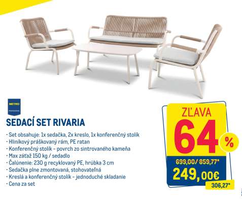 Sedací set RIVARIA