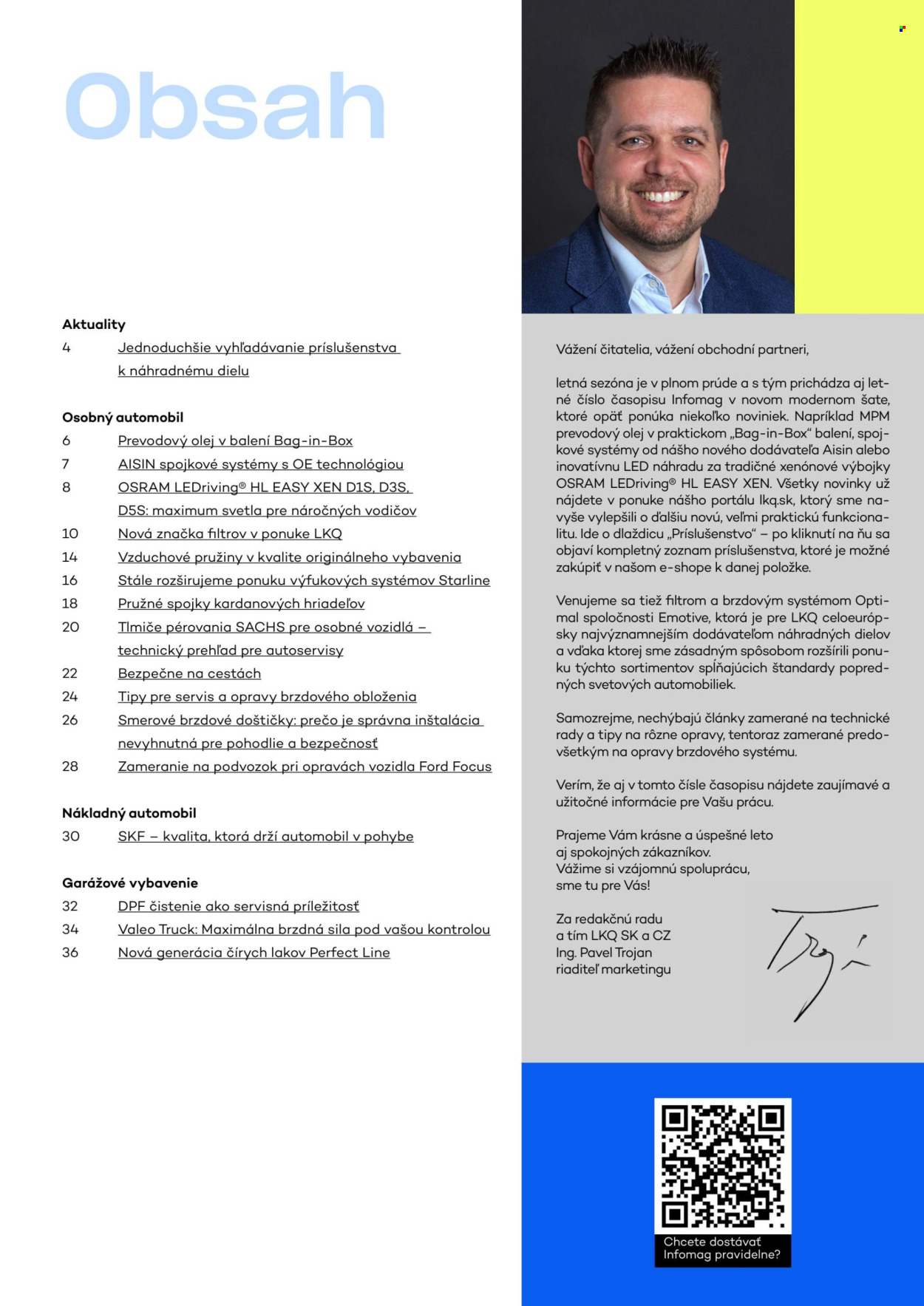 Leták LKQ. Strana 3