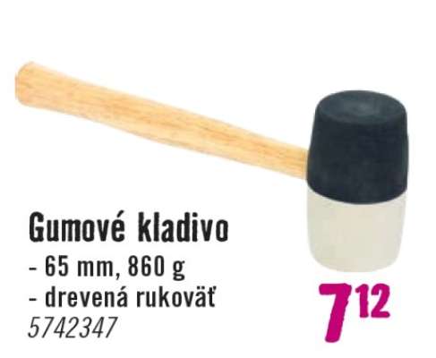 Gumové kladivo