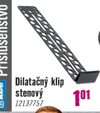 Dilatačný klip stenový