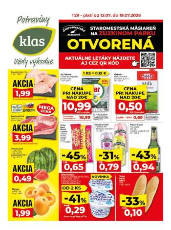 Leták Klas - 13.7.2026 - 19.7.2026.