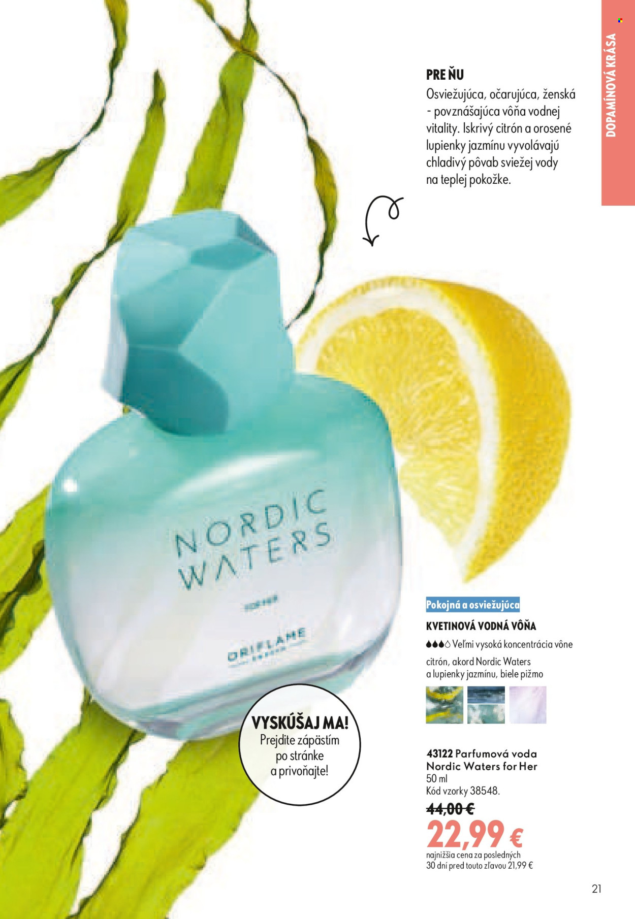 Leták Oriflame - 29.7.2026 - 18.8.2026. Strana 21