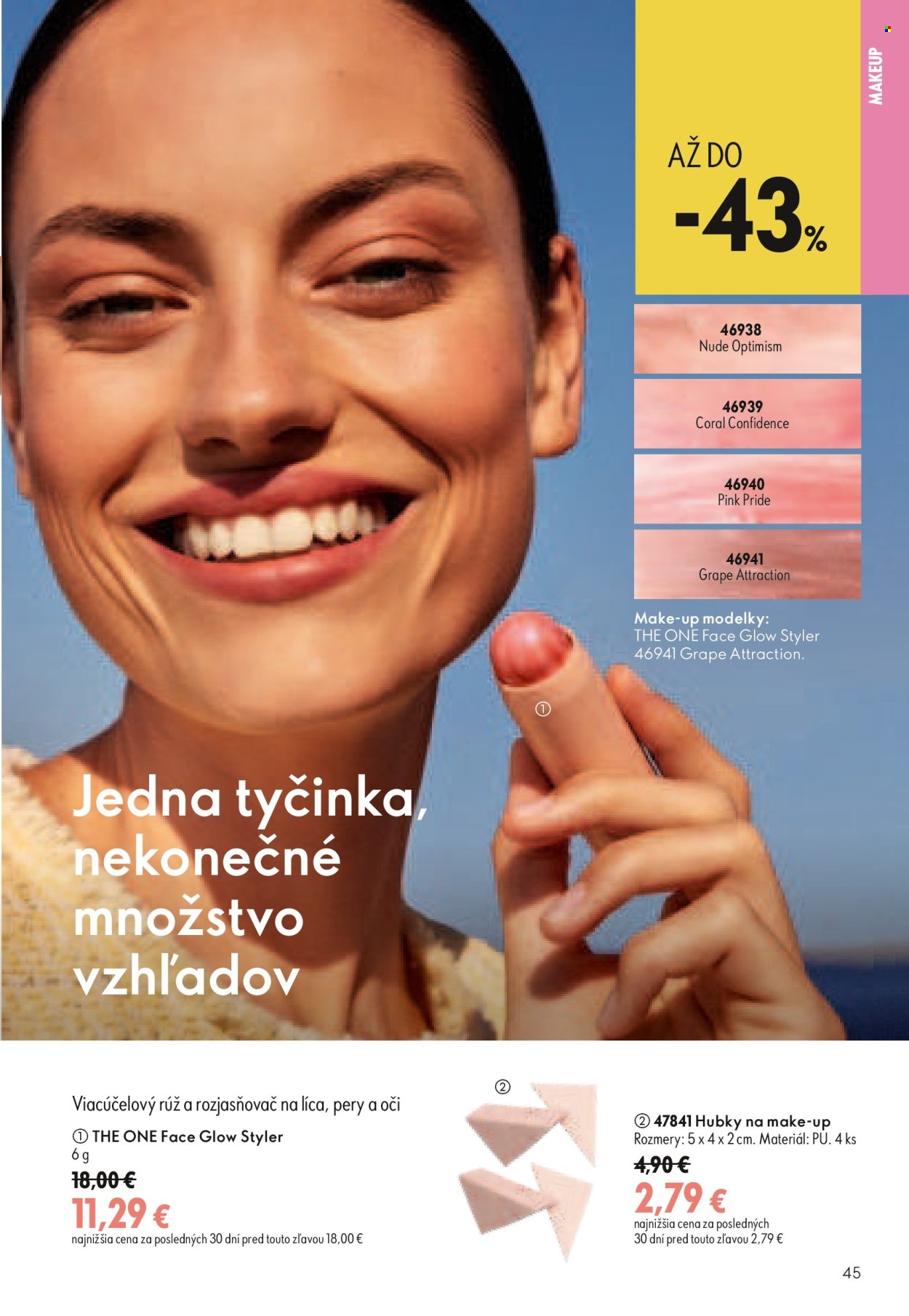 Leták Oriflame - 29.7.2026 - 18.8.2026. Strana 45