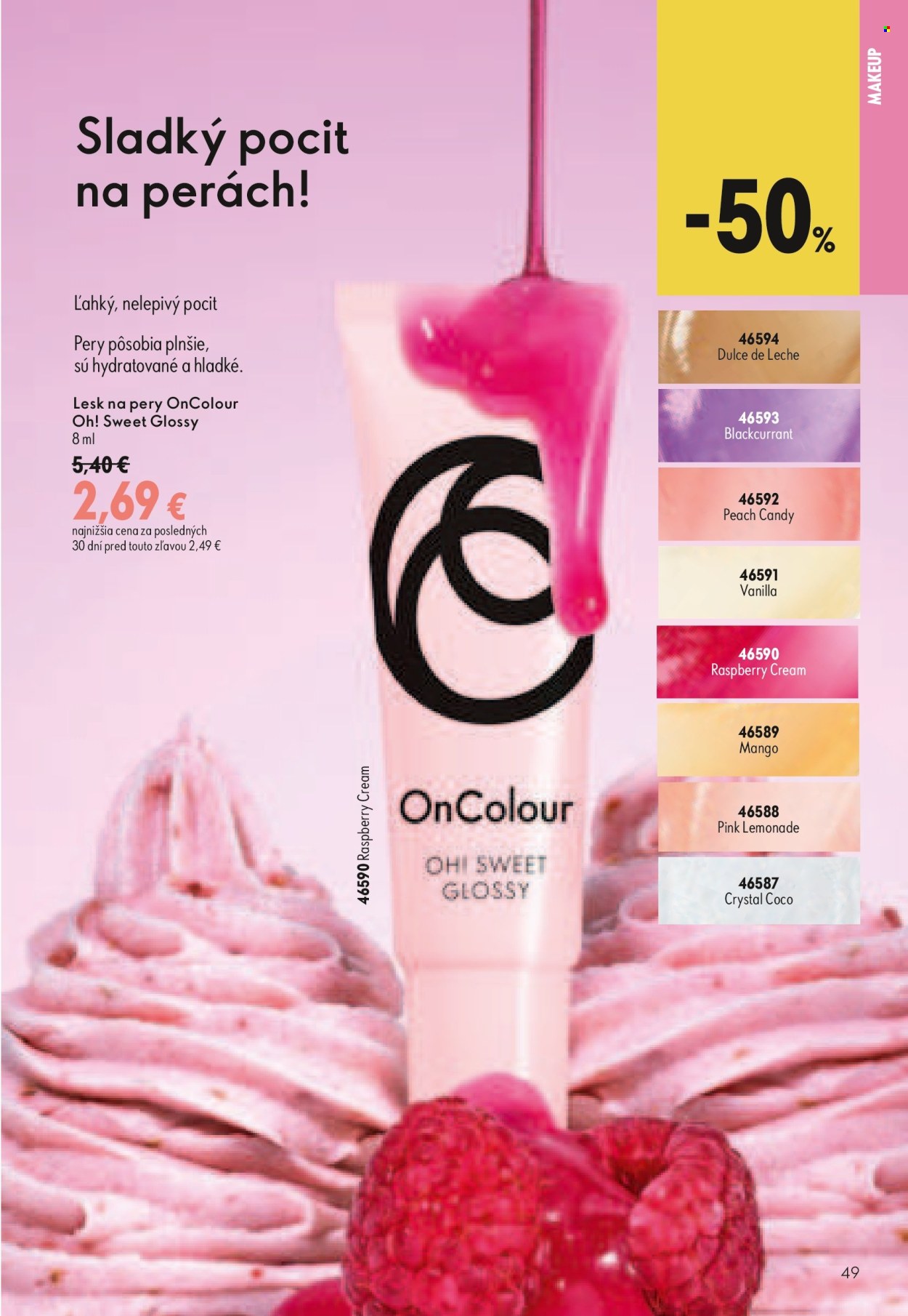 Leták Oriflame - 29.7.2026 - 18.8.2026. Strana 49
