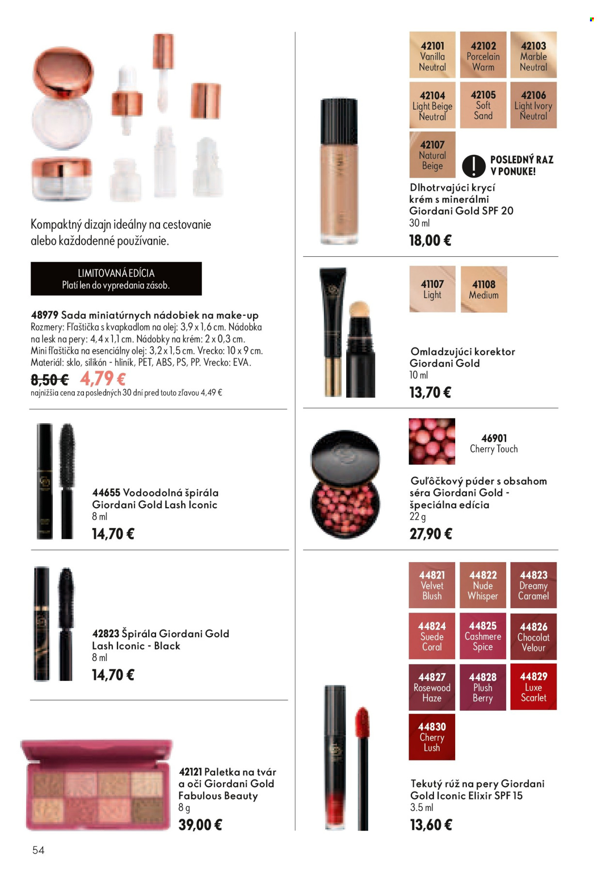 Leták Oriflame - 29.7.2026 - 18.8.2026. Strana 54
