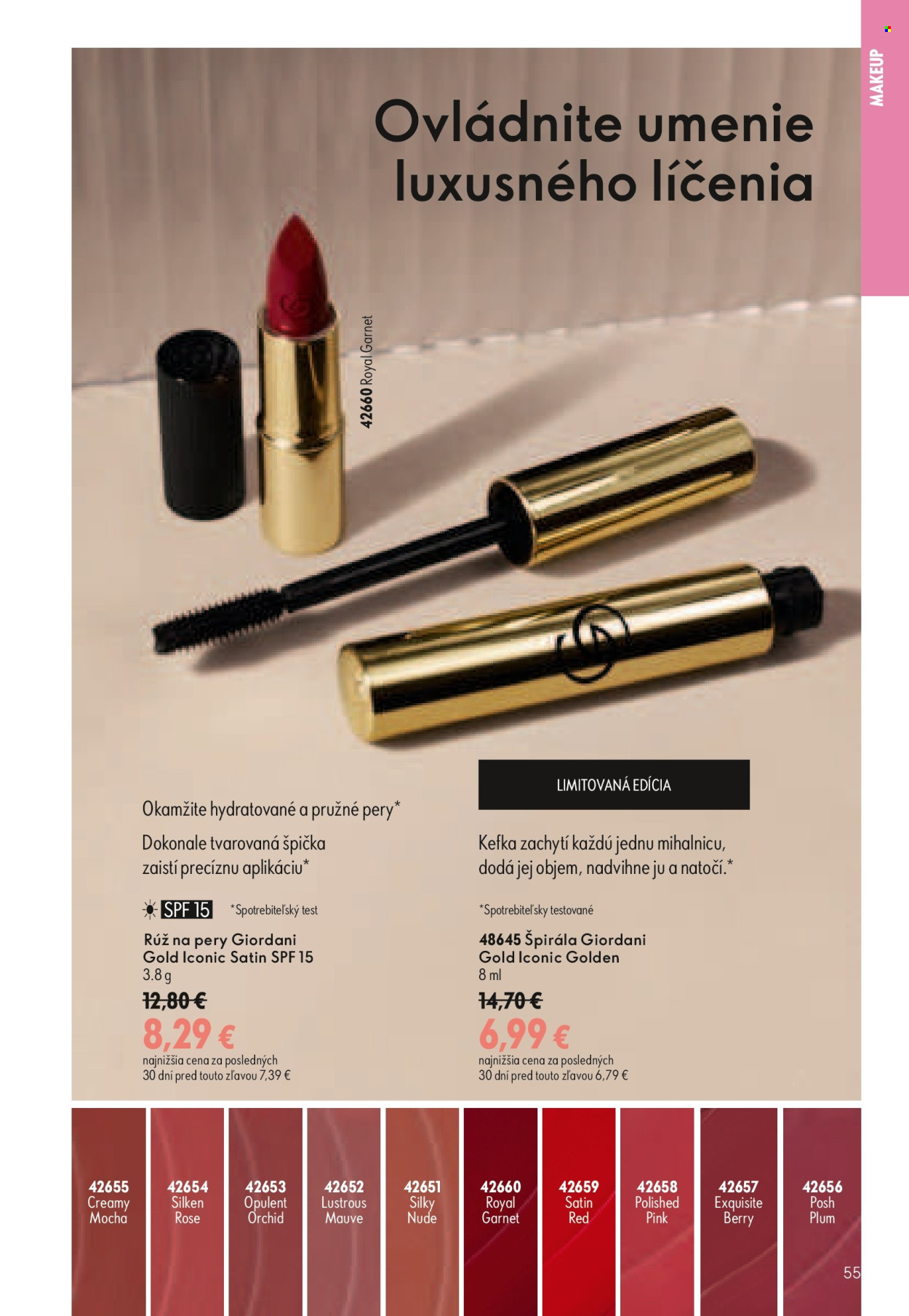 Leták Oriflame - 29.7.2026 - 18.8.2026. Strana 55