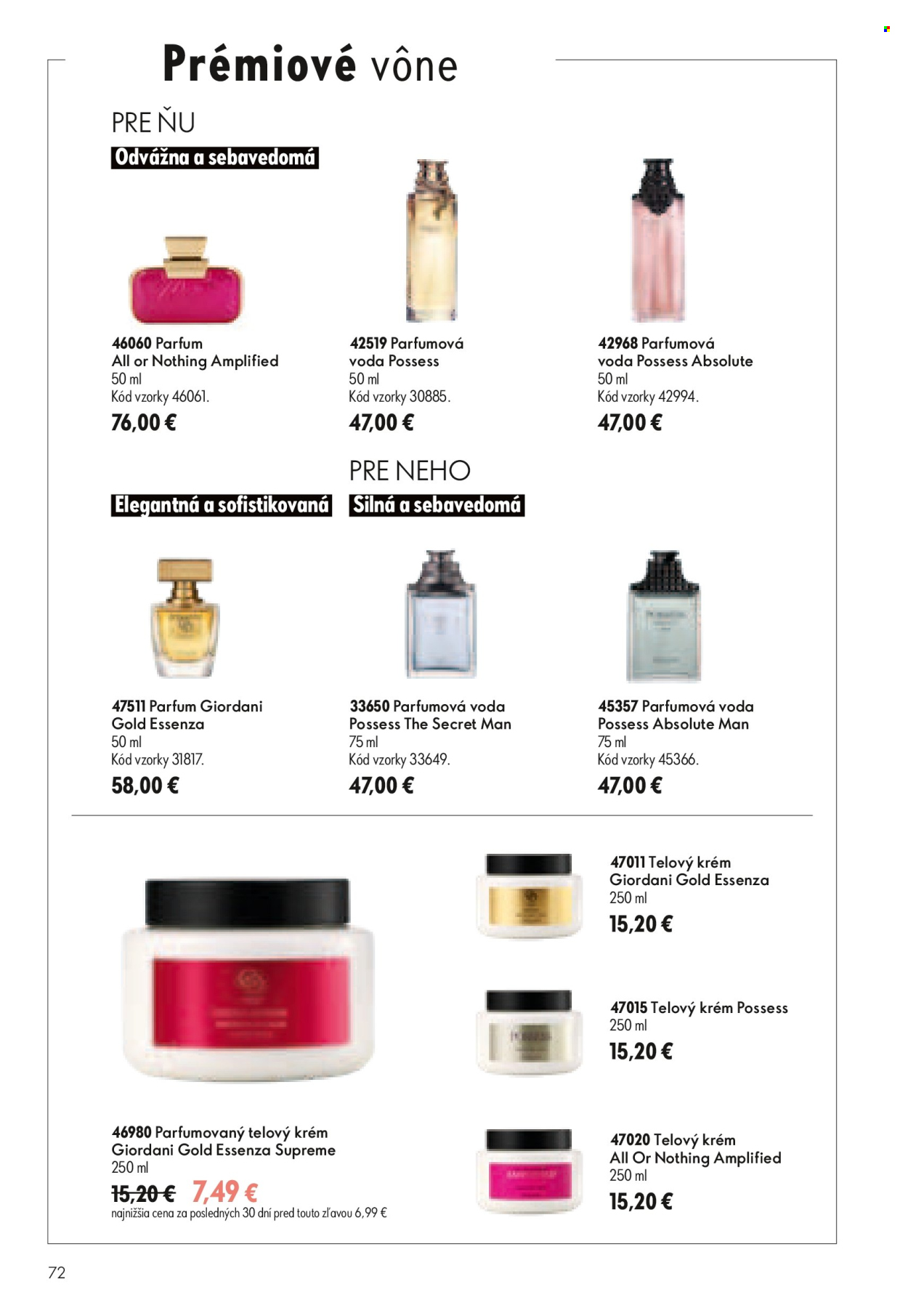 Leták Oriflame - 29.7.2026 - 18.8.2026. Strana 72