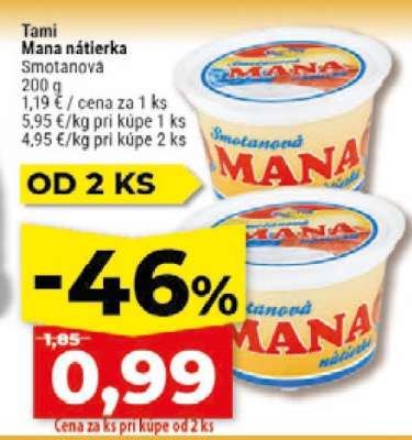 Tami Mana nátierka