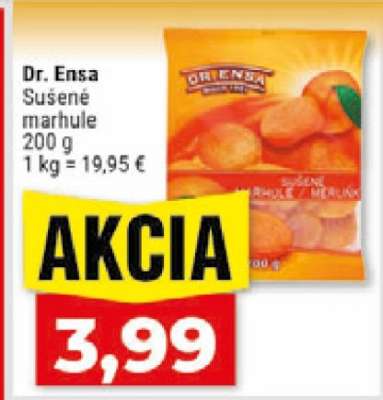 Dr. Ensa Sušené marhule