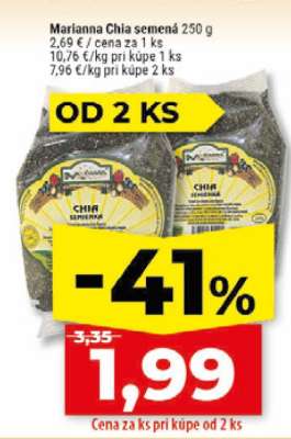 Marianna Chia semena 250 g