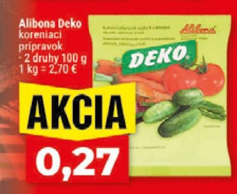 Alibona Deko korenaci pripravok