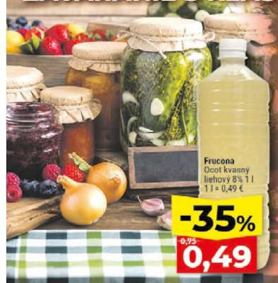 Frucola Ocot kvasný liehový 8%