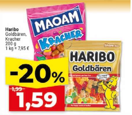 Haribo Goldbären, Kracher