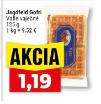 Jagdfeld Gofri Vafle vaječné