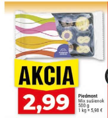 Piedmont mix sušienok