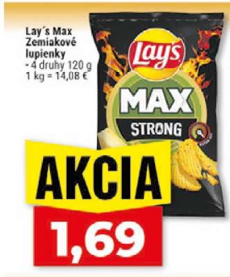 Lay's Max zemiakové lupienky