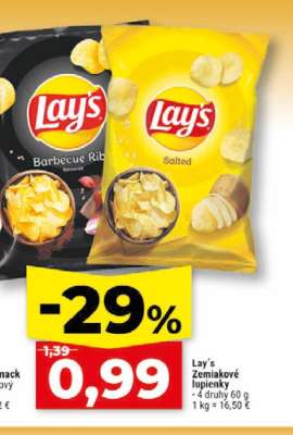 LAY’S Zemiakové lupienky