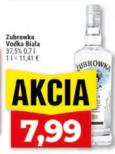 ZUBROWKA Vodka Biala