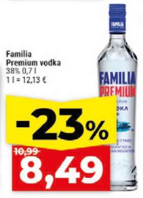 FAMILIA PREMIUM VODKA