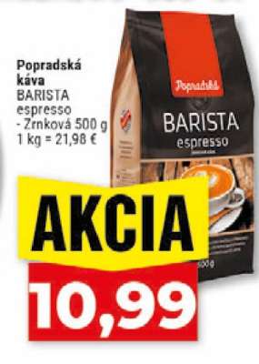 Popradská káva Barista Espresso