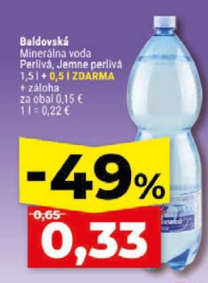 Baldovská Minerální voda
