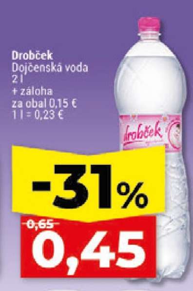 Drobček dojčenská voda