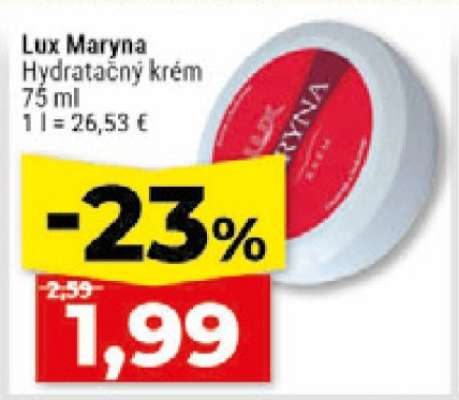 Lux Maryna Hydratačný krém