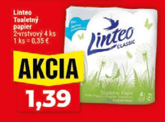 LINTEO Toaletný papier