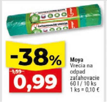 Moya Vrecia na odpad zaťahovacie