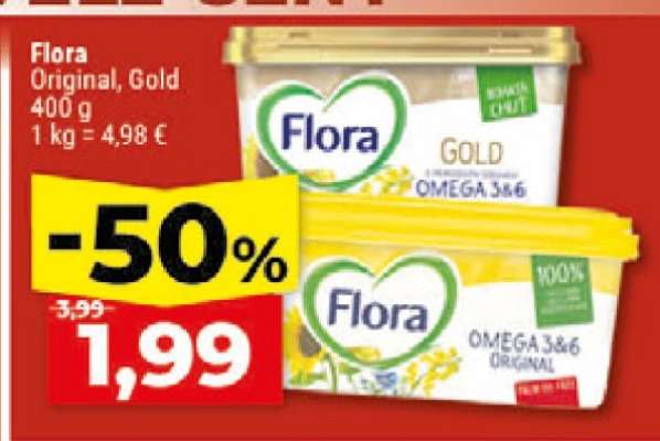 Flora Original, Gold 400 g